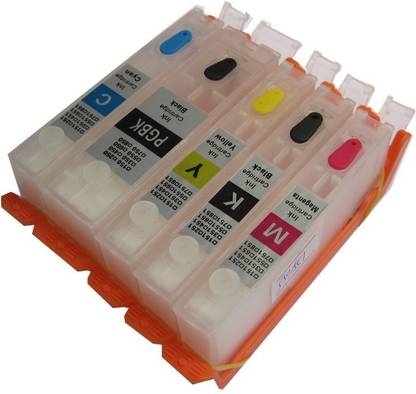 MAX PGI-770 PGBK CLI-771 refillable ink cartridge permanent chip 5 color For canon PIXMA MG5770 MG6870 printer Tri-Color Ink Cartridge