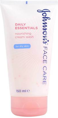 JOHNSON'S Face Care Nourishing Cream Wash For Dry Skin - 150ml