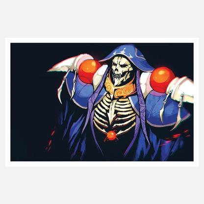 CRAZYINK(ANIMATED SKELETON)WALL POSTER (12 * 18) INCH Paper Print