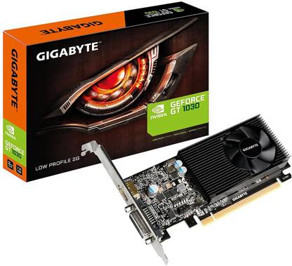 GIGABYTE GV-N1030D5-2GL GDDR5 2 GB NVIDIA Chipset 64 bit 6008 MHz Graphics Card
