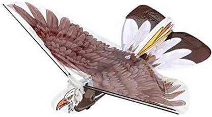 ZZSYU Bird Drone 2.4Gh Remote Control Electronic Bird Mini Rc Drone Toy (Brown)