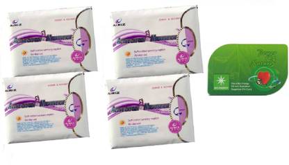 AIRIZ Active Oxygen & Negative Ion Sanitary Pad (Pack of 4) Sanitary Pad