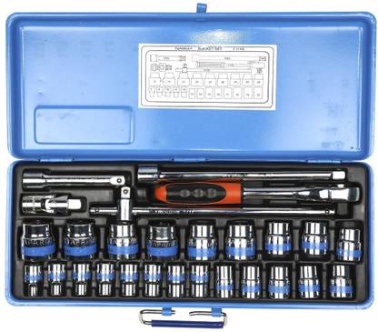 TAPARIA S-11 MXL 1/2" Bi-hexogonal Socket Set
