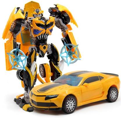 CIVIL Transformers Deformation Robot Convert into Car (Multicolor)