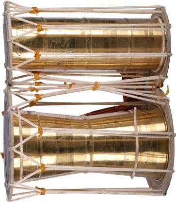 Kannan musical instruments Pambai set Brass & Brass Damaru