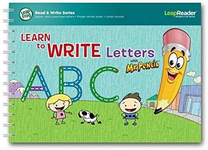 LeapFrog Leapreader Deluxe Writing Workbook: Learn To Write Letters With Mr. Pencil