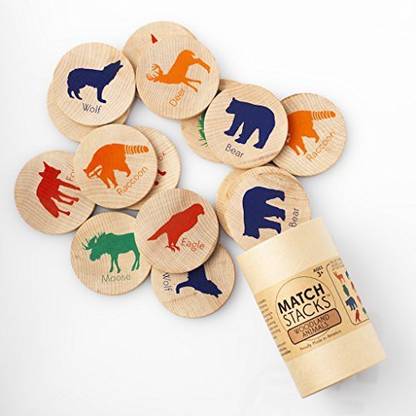 Tree Hopper Toys Woodland Animals Match Stacks