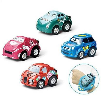 SHOPLINE Remote Control Car Toy, Gravity Sensor Mini Racer Wristband Concept Car Toy With Usb Charge For Kids Children Hobbyist (Blue)