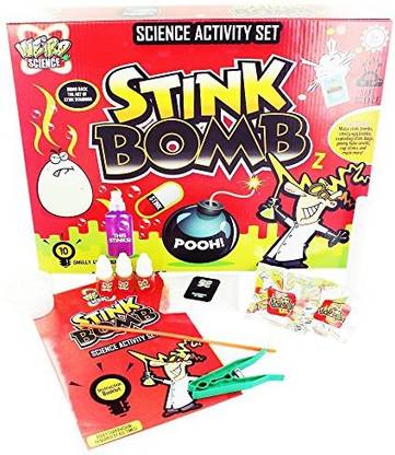 Grafix Childrens Kids Make Your Own Stink Bombs Science Experiment Chemistry Set 440119 For Ages 8+