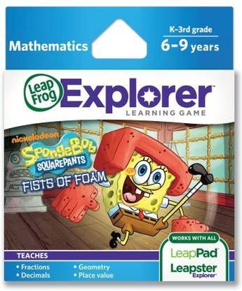LeapFrog Spongebob Squarepants Fists Of Foam Learning Game (Works With Leappad Tablets & Leapstergs)