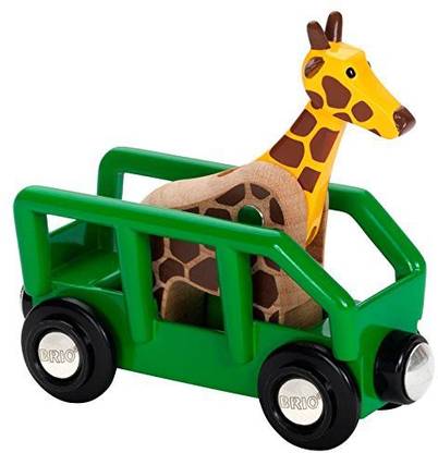 BRIO Giraffe And Wagon Train