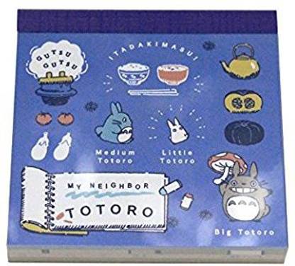 My Neighbor Totoro Studio Ghibli Square Memo Pad "Rice" Design 0118-16