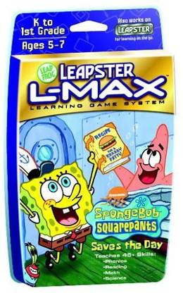 LeapFrog Leapster L-Max Sw Game: Sponge Bob(Lic.)