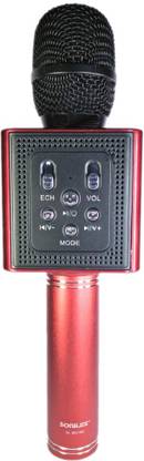 SOniLEX BS-189 Bluetooth Mic / Mike, Portable Handheld Mic / Mike with Speaker (Bluetooth Speaker) for Karaoke Singing, Mic / Mike with Audio Recording Facility Microphone