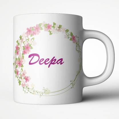 Abaronee Deepa in name design Ceramic Coffee Mug