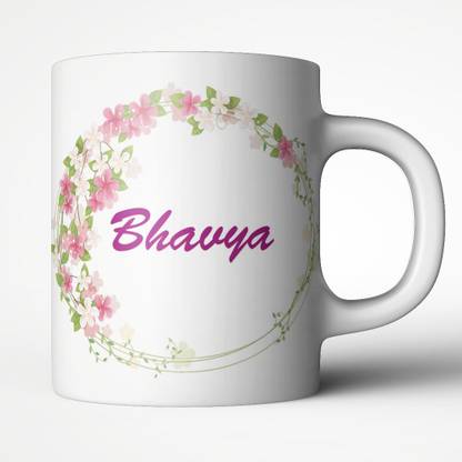 Abaronee Bhavya in name design Ceramic Coffee Mug