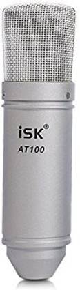 BangBang Isk At100 Condenser Studio Microphone Sound Recording Microphone Kit (1Pc: Color Champagne)