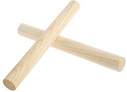 KOCOME 1 Pair Wooden Claves 22Cm Kid Percussion Toy Educational Musical Instrument