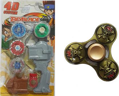 BEYBLADE 4D System Metal Masters Fury and Ghost Metal Fidget Combo
