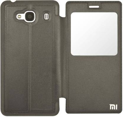 COVERNEW Flip Cover for Mi Redmi 2 Prime Flip Cover for Xiaomi Redmi 2 Prime - Black