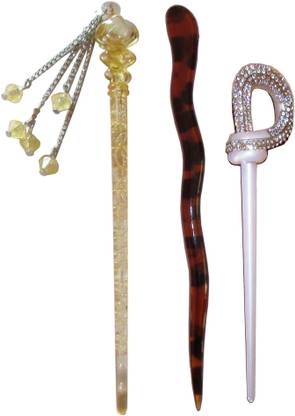 ELV 7-in-1 Combo of Multi Color Juda Sticks Bun Stick