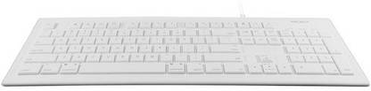 Macally MKEYE Wired USB Standard Multi-device Keyboard Compatible with Desktop, Laptop, Mac