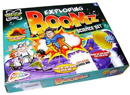 Grafix Weird Science Exploding Boomz Experiment Set Kit New Fantastic Kit For Budding Scientists! Ages 8+