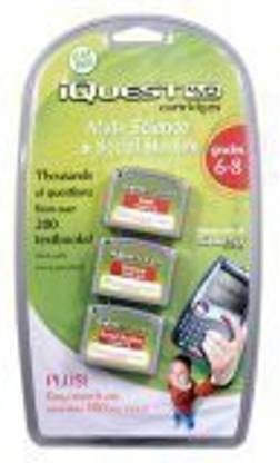 LeapFrog Toys Leap Frog Iquest 4.0 Math Science & Social Studies 3 Cartridges