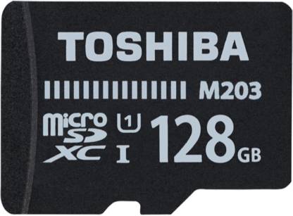 TOSHIBA M203 128 GB MicroSD Card Class 10 100 MB/s  Memory Card