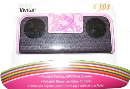 Vivitar Pink Itilt Portable Desktop Mp3 Ipod Speaker Vstyle By