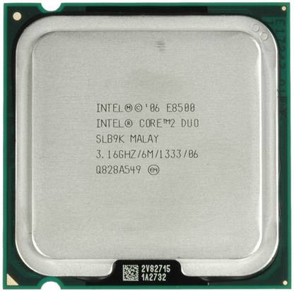 Intel Core 2 Duo E8500 3.16 GHz LGA 775 Socket 2 Cores 2 Threads 6 MB L2 Cache Desktop Processor