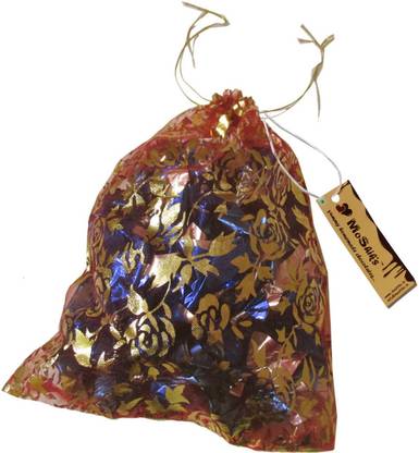 Moshiks WHITE BUTTERSCOTCH 100 GM CHOCOLATE MULTICOLOR MULTI DESIGNER POUCH Bars