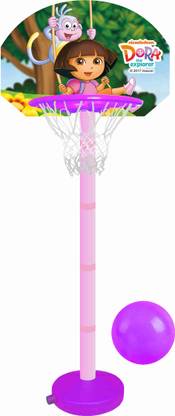Dora & Friends Adjustable Height Basketball Set Basketball