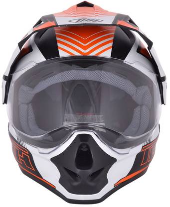 THH HELMETS TX 13 Orange Velocity (Matte) Motorbike Helmet