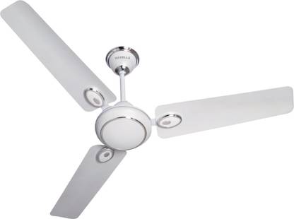 HAVELLS 1200 MM FAN FUSION PEARL WHITE SILVER with 1 Year Warranty 1200 mm Ceiling Fan
