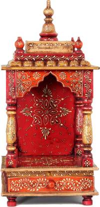 HOME AND BAZAAR KI-18 Solid Wood Home Temple
