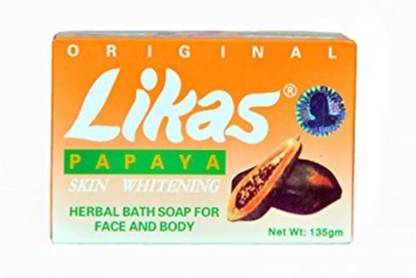 Likas Original Papaya Skin Whitening Herbal Soap 135g