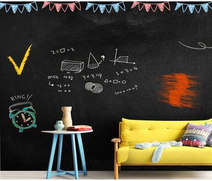Ampire 90 cm Wall Stickers Blackboard Extra Large Self-Adhesive Kids Study Room Chalkboard Decal Chalkboard Sticker