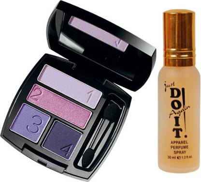 Avon Anew True Color Eyeshadow Quad 5 g (Purple Pop) with one do it perfume 30 ml