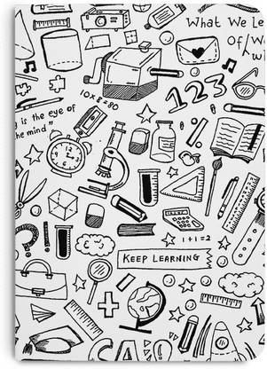 DailyObjects School Doodles A6 Notebook Unruled 96 Pages