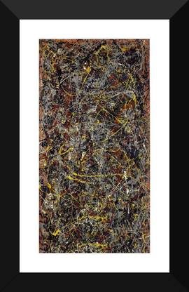 Tallenge No.5 1948 by Jackson Pullock - "Top 10 Experisionism Collection" - Premium Quality Poster For Home And Office Décor Digital Reprint 17 inch x 12 inch Painting