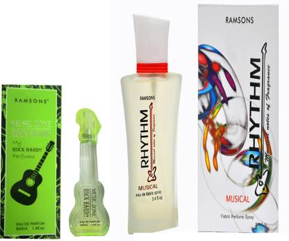 RAMSONS RHYTHM MUSICAL PERFUME 100 ML+ MUSIC ZONE ROCK HARD PERFUME 40 ML Eau de Parfum  -  100 ml