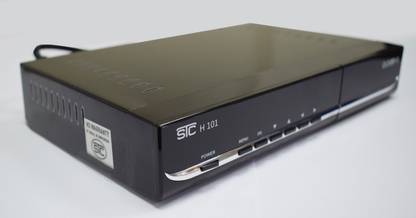 STC Free to air satellite receiver H-101 set top box with recording (No Monthly Recharge) Plug and Play Satellite Radio