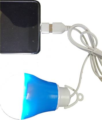 Signature Signature® Portable USB Led Bulb For Emergency Light 90% Energy Saving with hanger Use With Mobile, PowerBank, Laptop, + Free Otg Adapter Y1 Led Light