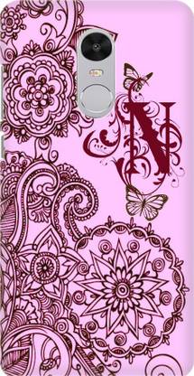 Coberta Case Back Cover for Mi Redmi Note 4 Name Alphabet N Design Back Case For Rd Note 4 By Coberta