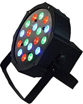 Eware 18 X 3 Par Light RGB DMX-512 Sound Actived Magic Effect LED Stage Lights Single Disco Ball