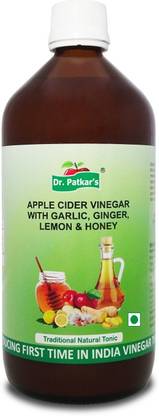 Dr. Patkar's apple cider vinegar with garlic giner lemon and honey Vinegar
