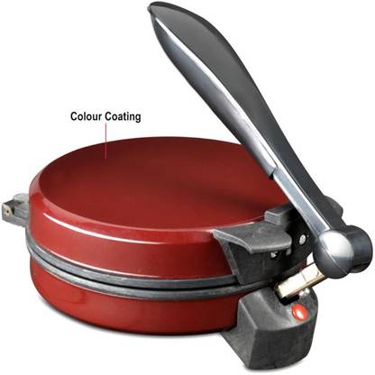 TST TRADERS Coloured Roti and Khakra Maker + Atta Maker with Free Casserole (Red) Roti and Khakra Maker