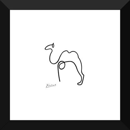 Camel by Pablo Picasso - "Best of Pablo Picasso Collection" - Premium Quality Framed Poster - For Home And Office Décor Paper Print
