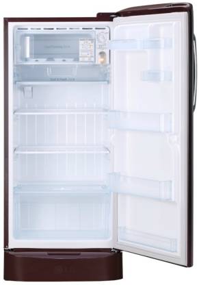 LG 215 L Direct Cool Single Door 3 Star Refrigerator with Base Drawer